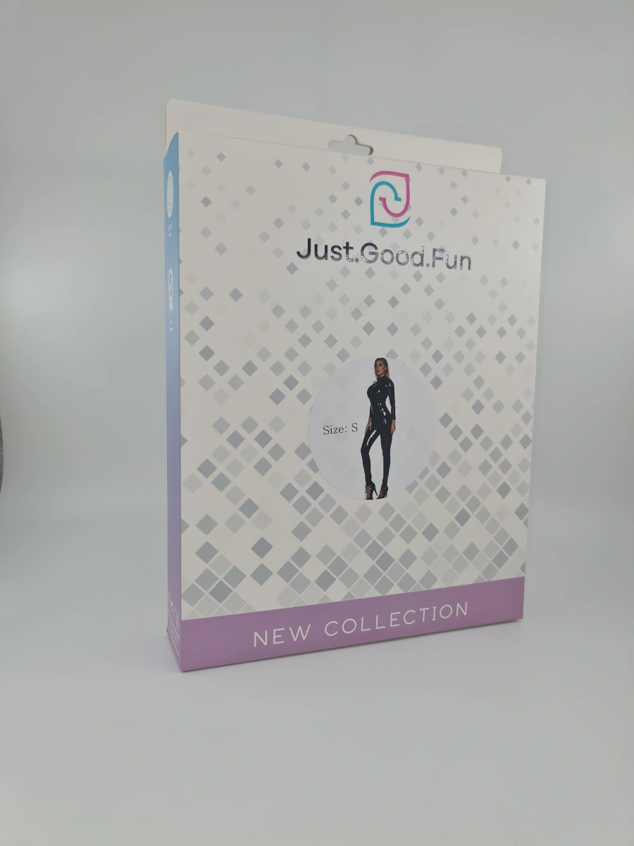 Catsuit Overall Secret, Wetlook, Negru, S, JGF Lingerie, #5, Erotic24.ro