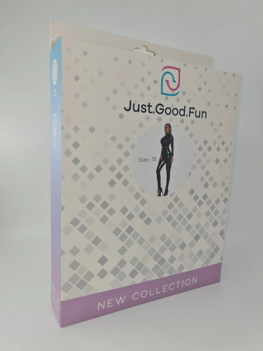 Catsuit Overall Secret, Wetlook, Negru, M, JGF Lingerie, Nr. 5, Erotic24.ro