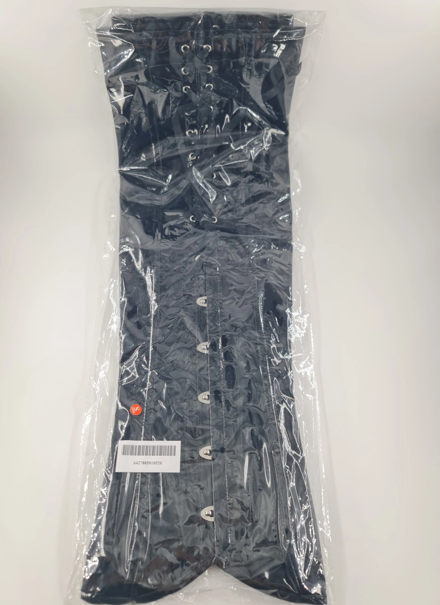 Rochie Sexy Corset Look, Wetlook, Negru, S, Nr. 5, Erotic24.ro