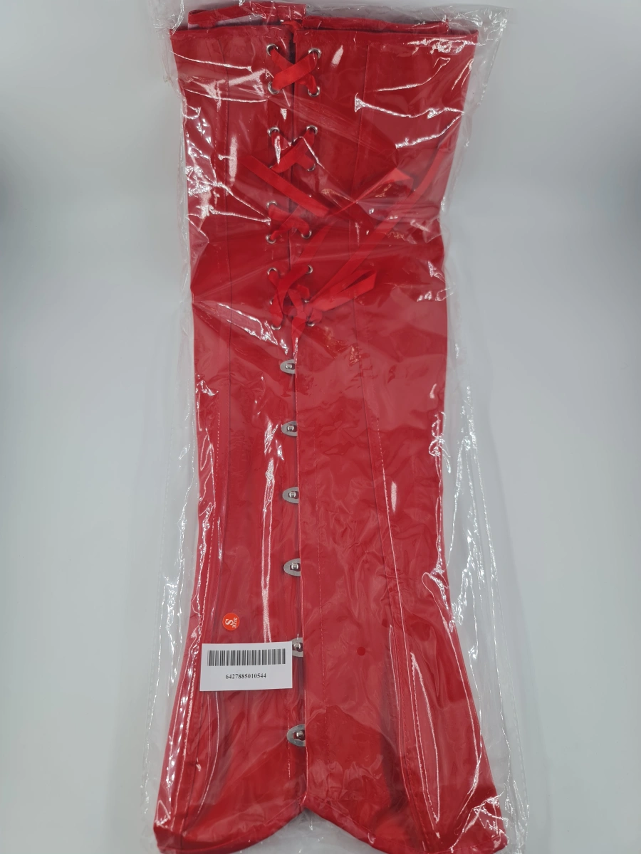 Rochie Sexy Corset Look, Wetlook, Rosu, S, #5, Erotic24.ro