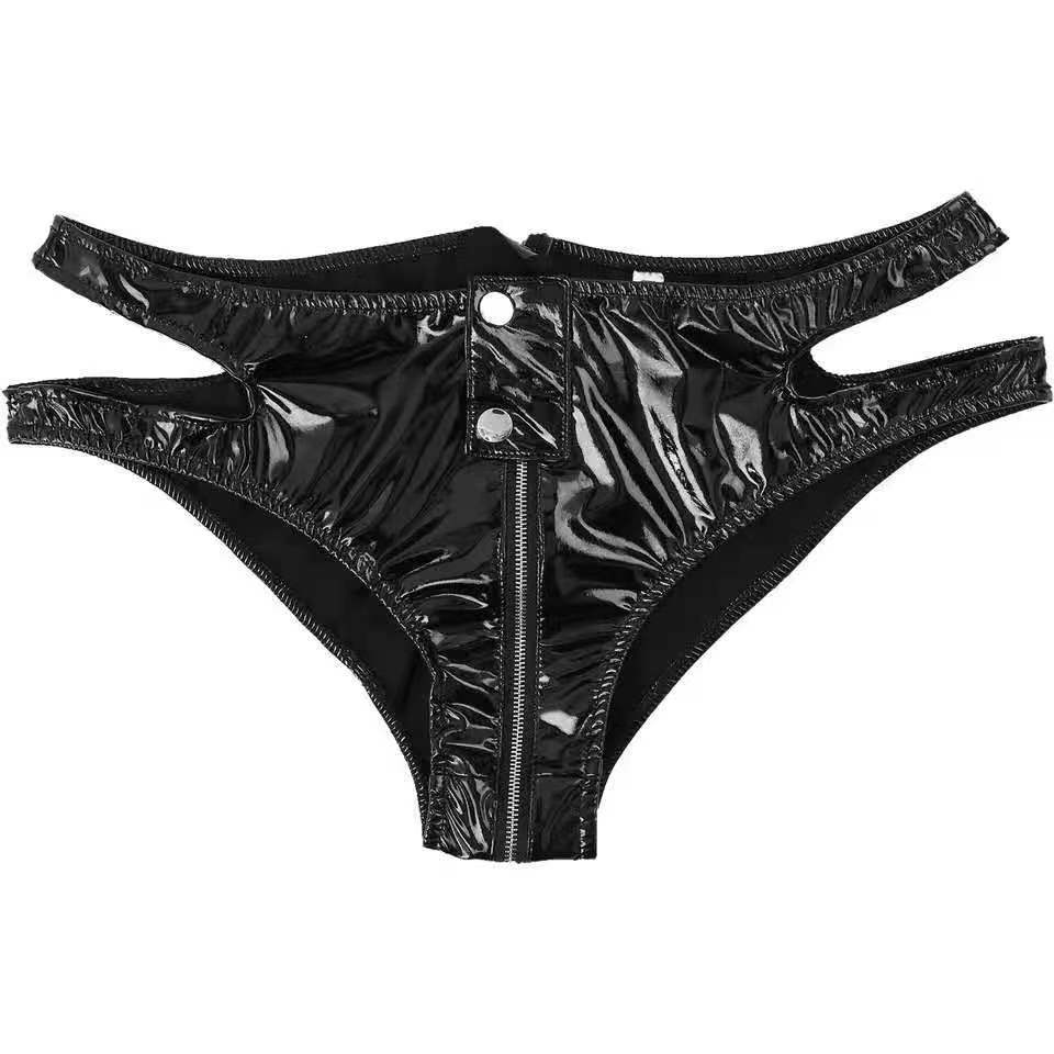 Bikini cu Decupaje, Wetlook, Negru, XL, #4, Erotic24.ro