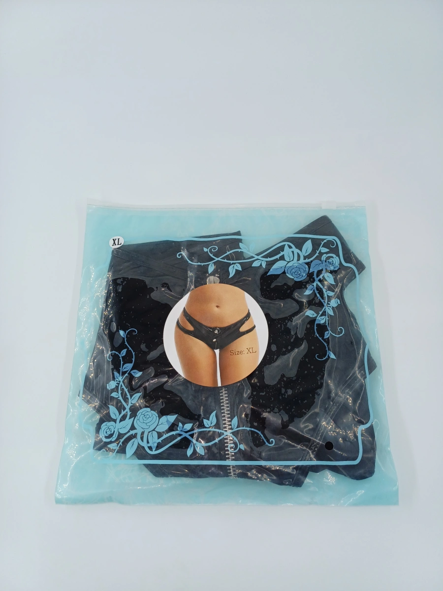 Bikini cu Decupaje, Wetlook, Negru, XL, #5, Erotic24.ro