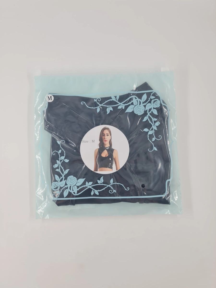 Top Glossy, Wetlook, Negru, M, #5, Erotic24.ro