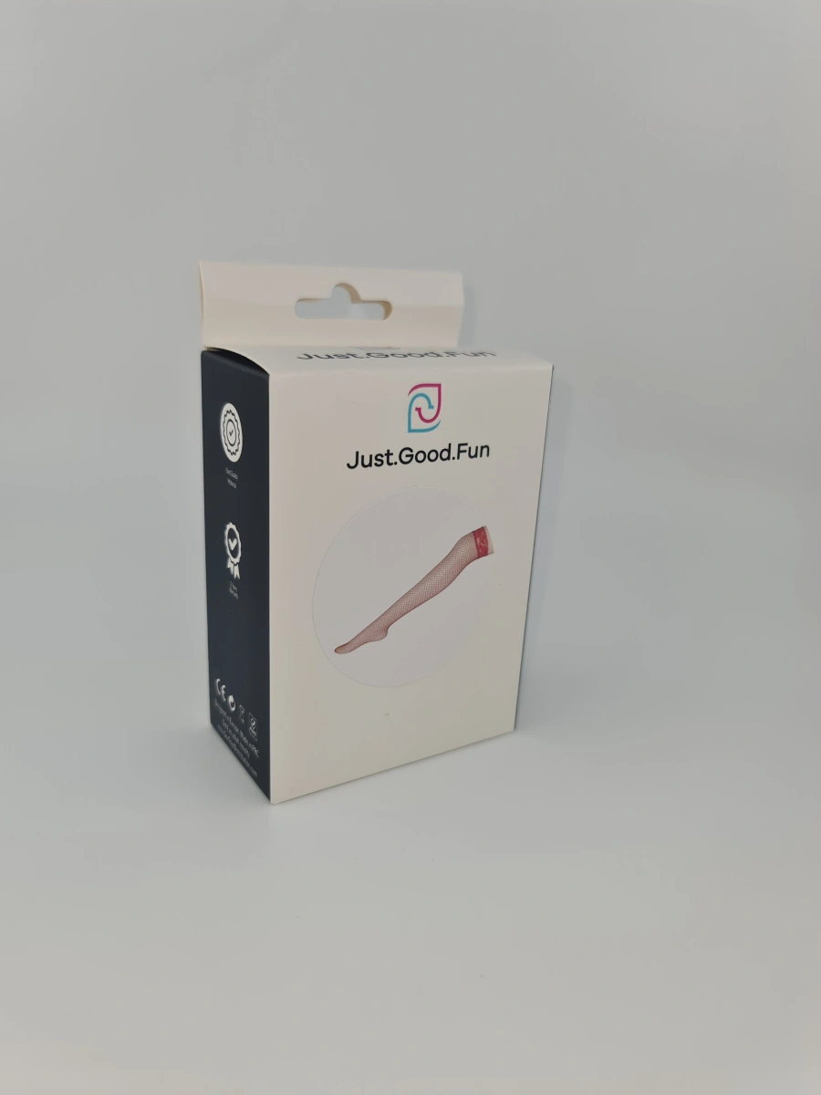 Ciorapi din Plasa Colorful Series, Rosu, S/M, JGF Lingerie, Nr. 2, Erotic24.ro