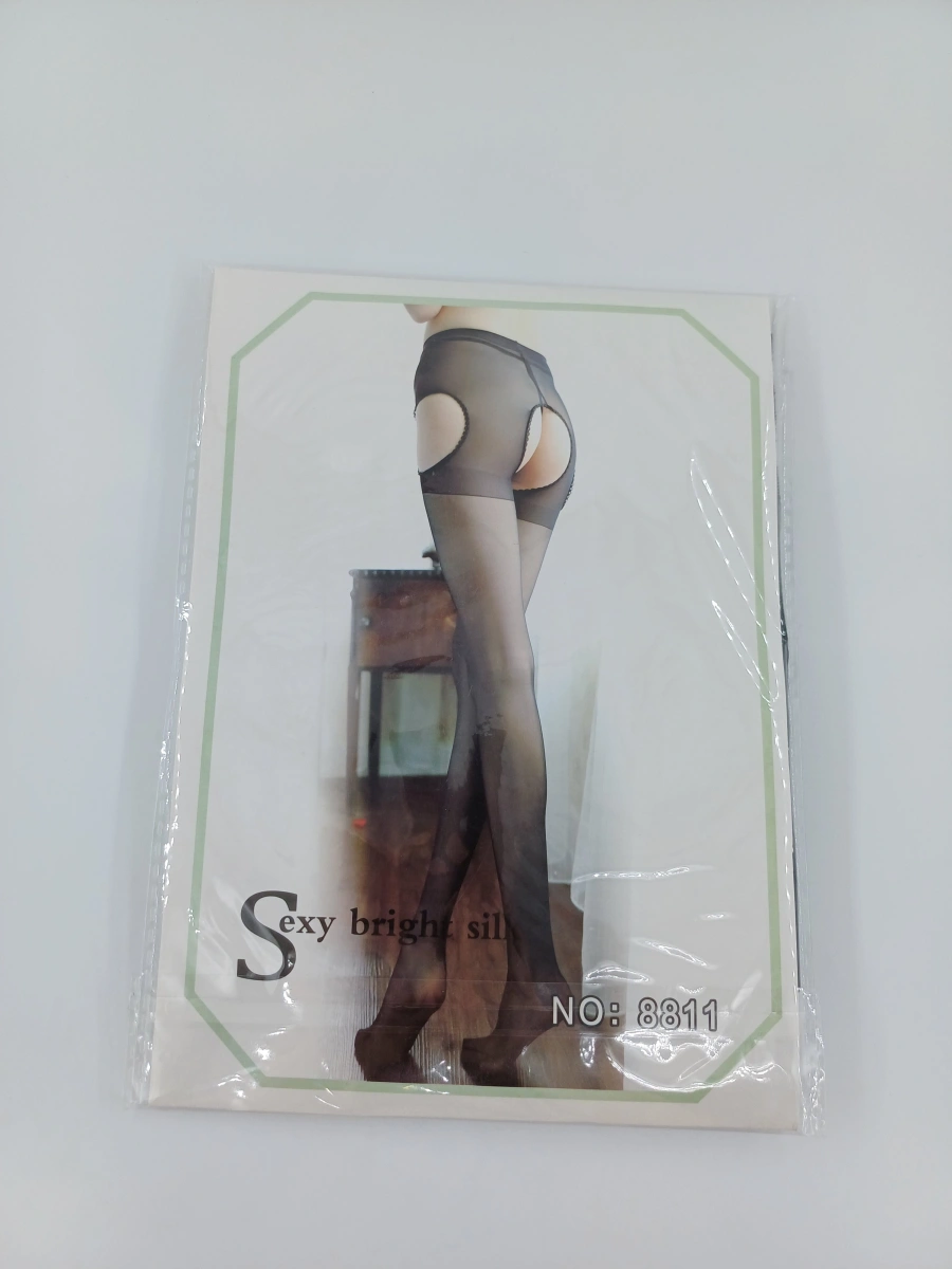 Ciorapi Crotchless Secret Fantasy, Negru, S-L, Nr. 4, Erotic24.ro