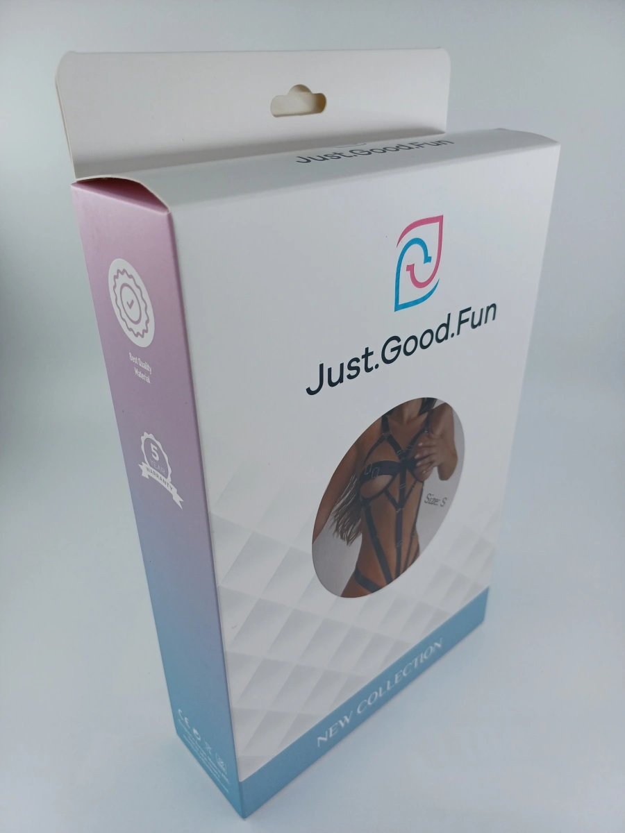 Body Harness Fantasy, Negru, S, JGF Lingerie, #6, Erotic24.ro