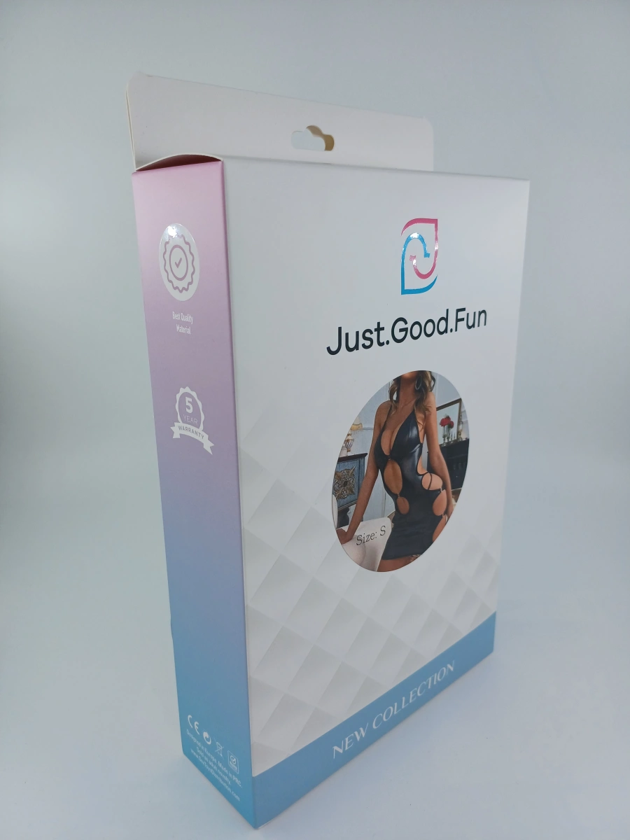 Rochie Sexy cu Decupaje, Wetlook, Negru, S, JGF Lingerie, #6, Erotic24.ro