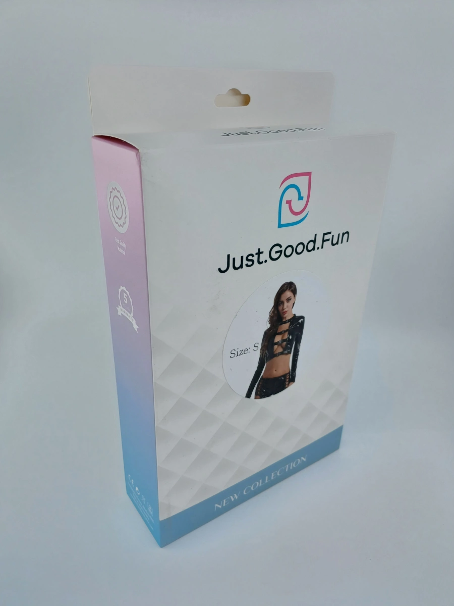 Set Lenjerie 2 Piese Erotic Fantasy, Wetlook, Negru, S, JGF Lingerie, #6, Erotic24.ro