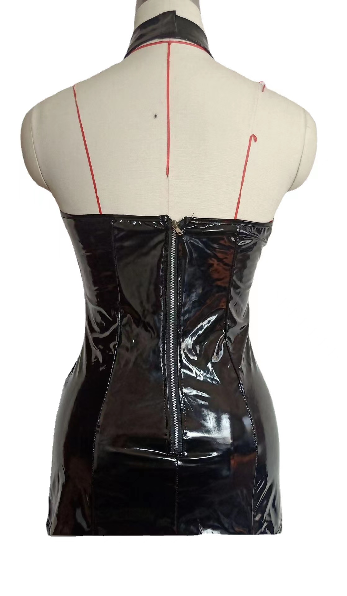 Rochie Mini Open Cups, Wetlook, Negru, S, JGF Lingerie, #5, Erotic24.ro