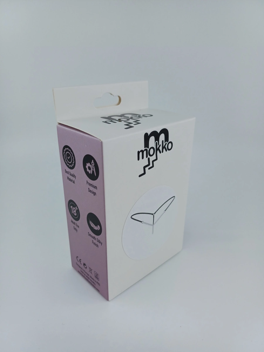 Micro Bikini cu Perle si Inele, Negru, S/M, Mokko Toys, #5, Erotic24.ro