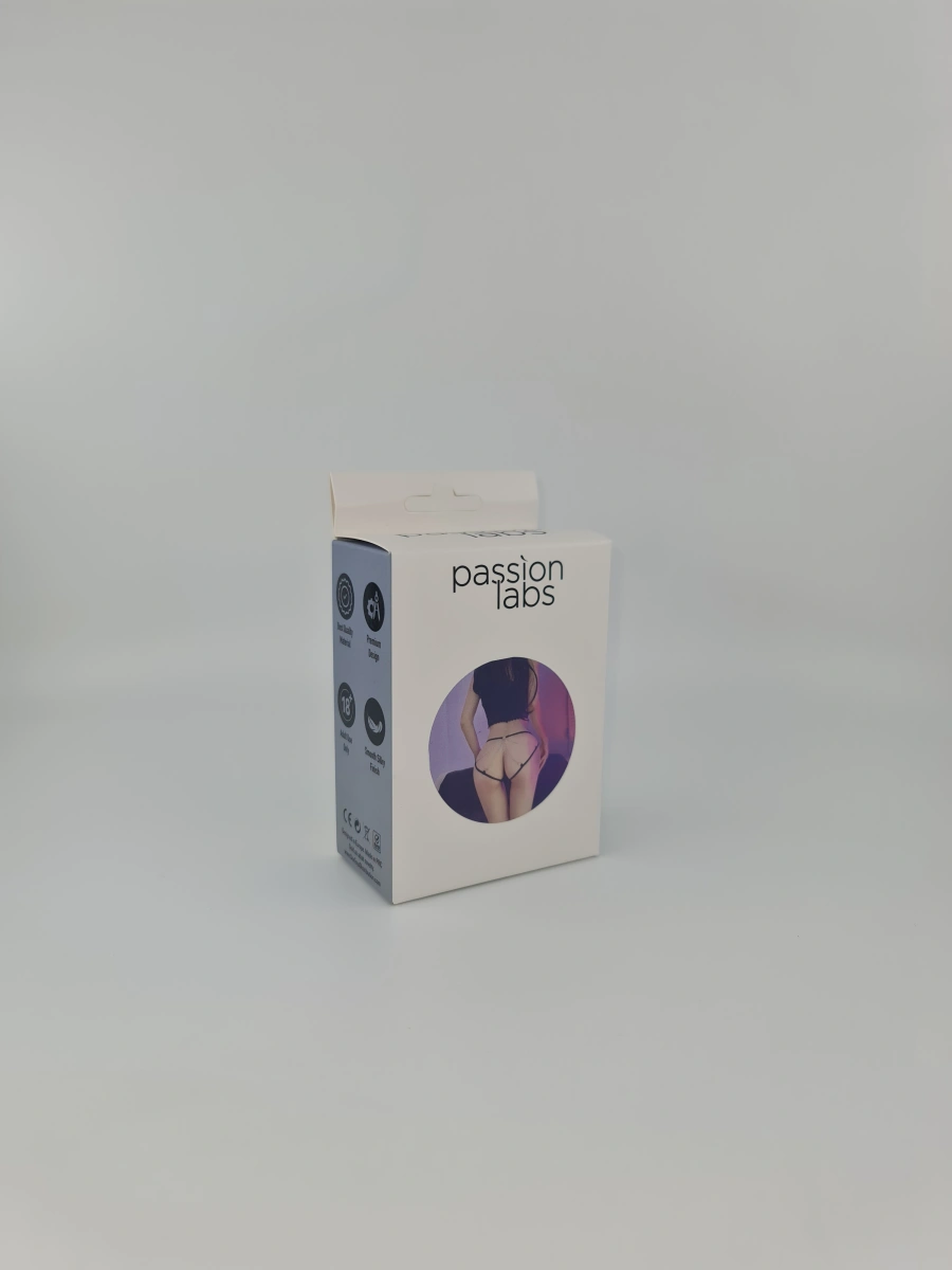 Bikini cu Lanturi Negru, S/M, Passion Labs, Nr. 4, Erotic24.ro