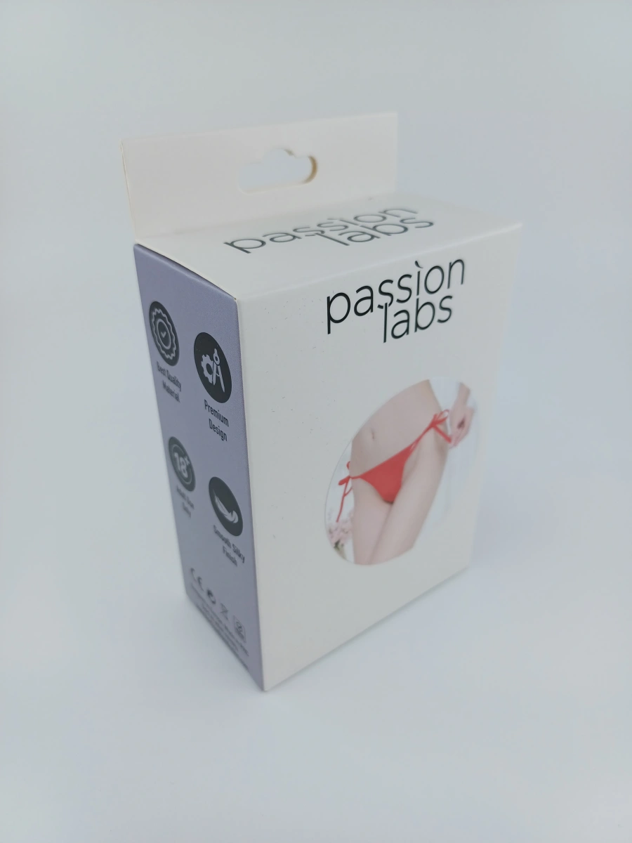 Bikini cu Snururi Rosu, S/M, Passion Labs, #2, Erotic24.ro