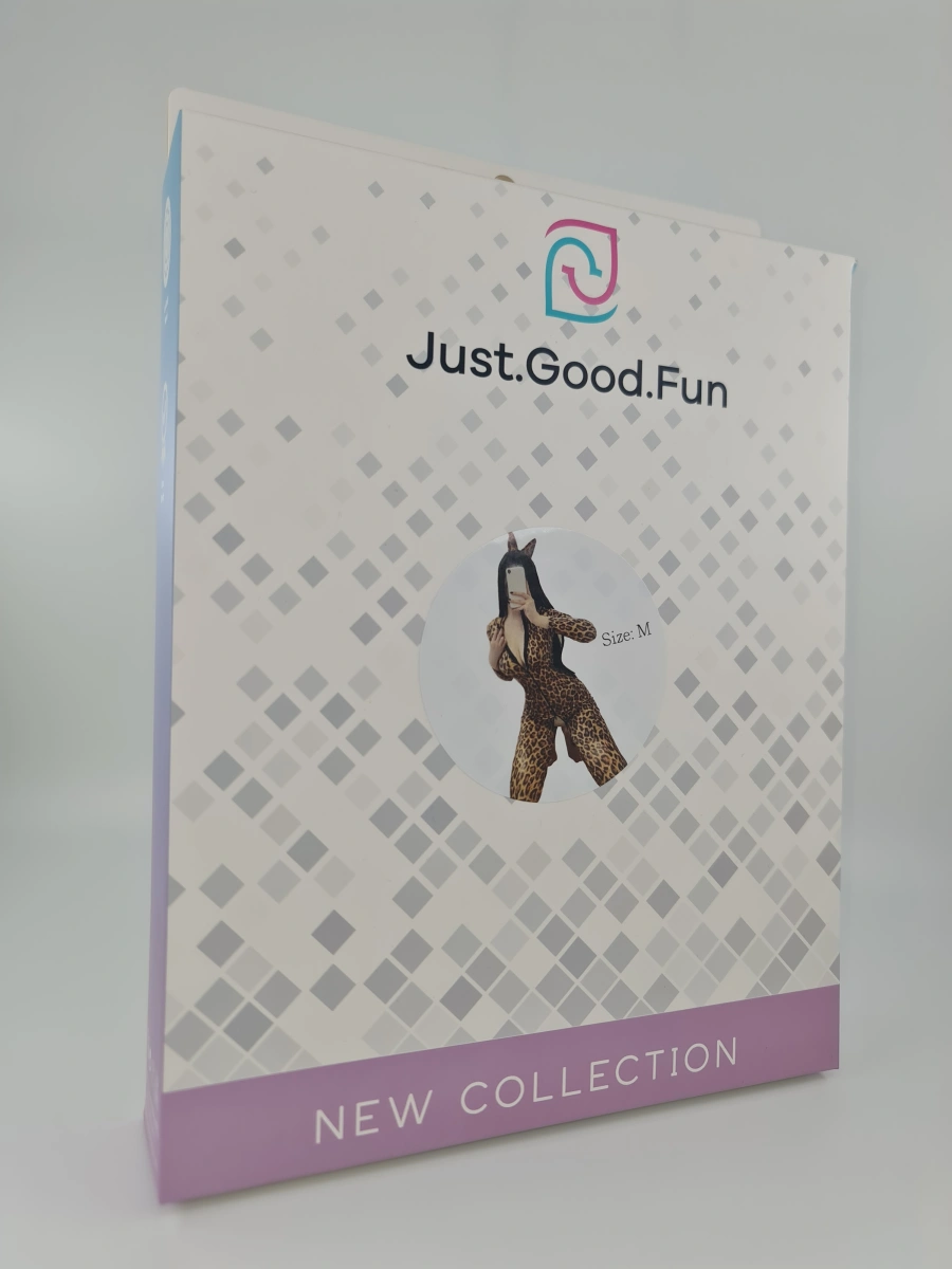 Catsuit Overall Wild Look, Animal Print, M, JGF Lingerie, #4, Erotic24.ro