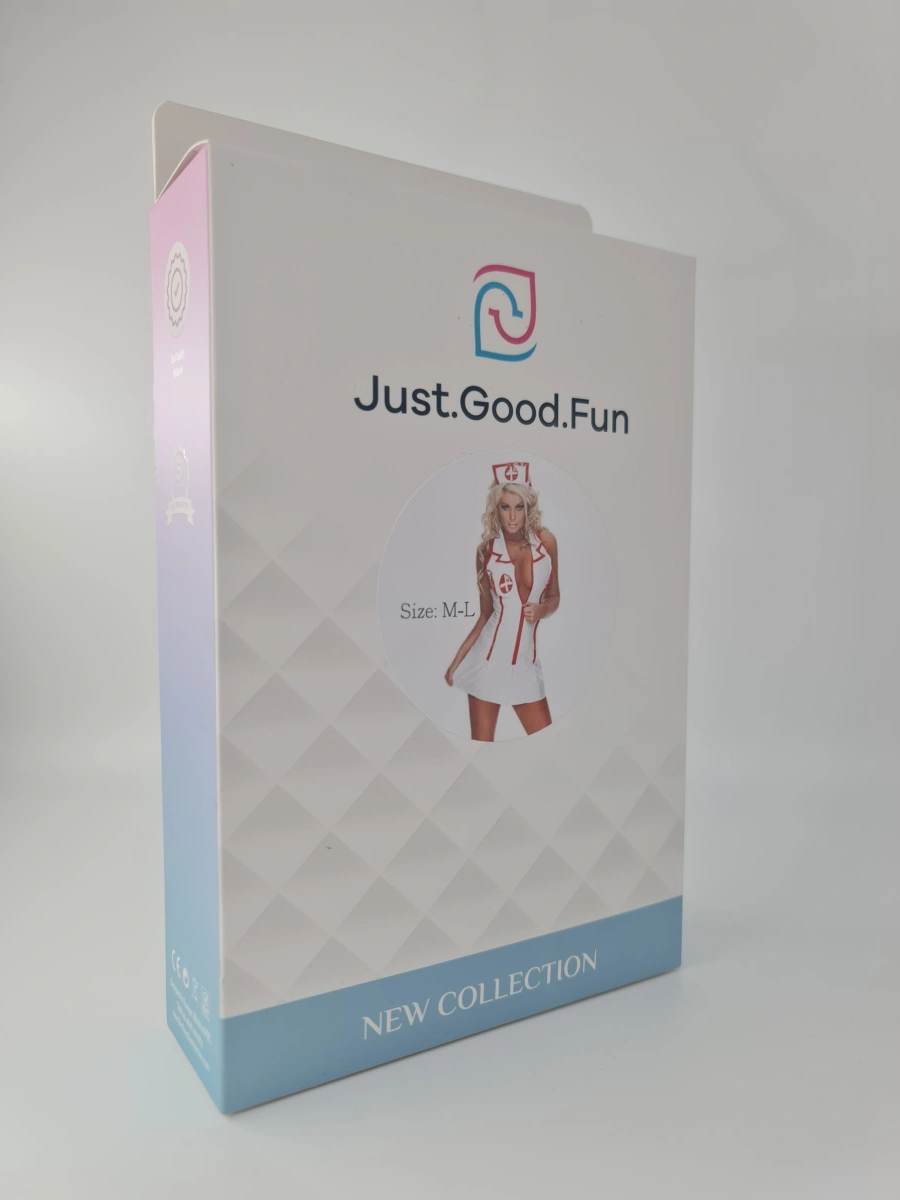 Costumatie Asistenta Provocatoare, 3 Piese, M/L, JGF Lingerie, Nr. 2, Erotic24.ro