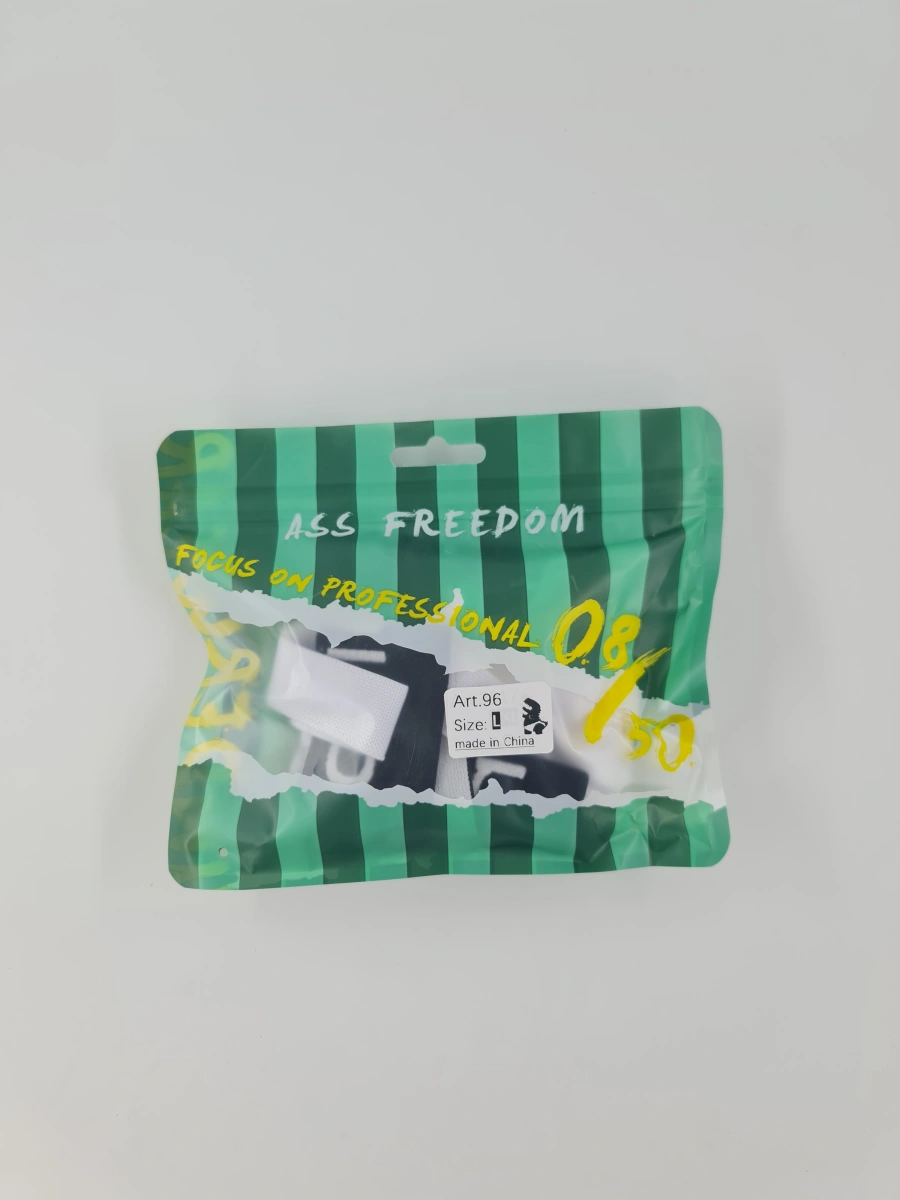 Bikini Barbati Suspensor Alb/Negru L, Nr. 2, Erotic24.ro