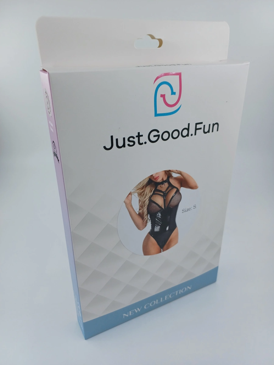 Body Wetlook Mesh Negru S, Nr. 4, Erotic24.ro