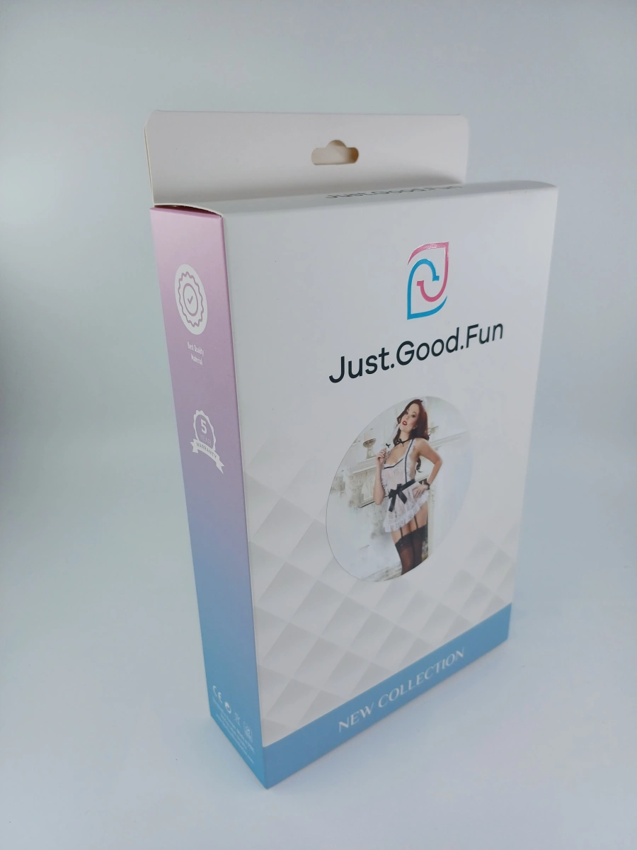 Costumatie Sexy Menajera/Servitoare 4 Piese OS, JGF Lingerie, #3, Erotic24.ro