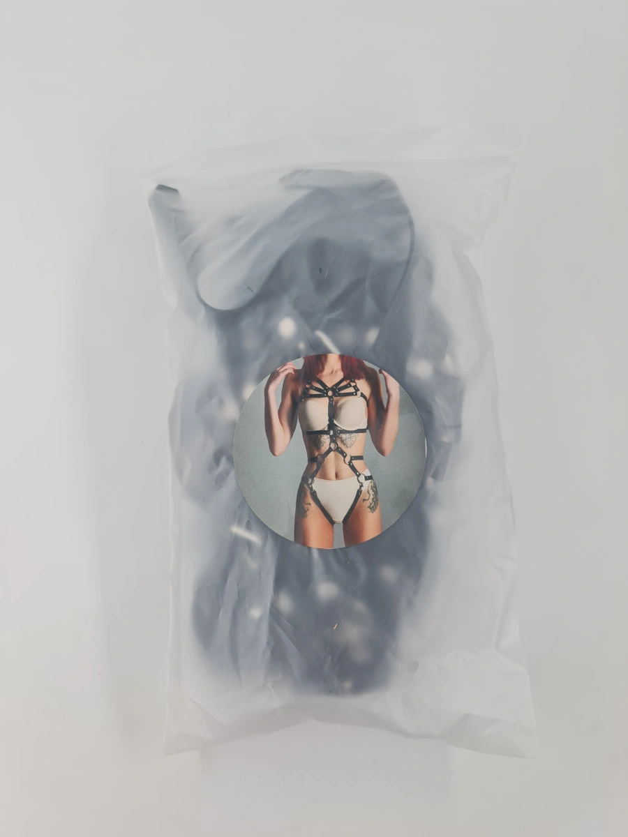 Sistem Harness Senses Piele Ecologica OS, #3, Erotic24.ro