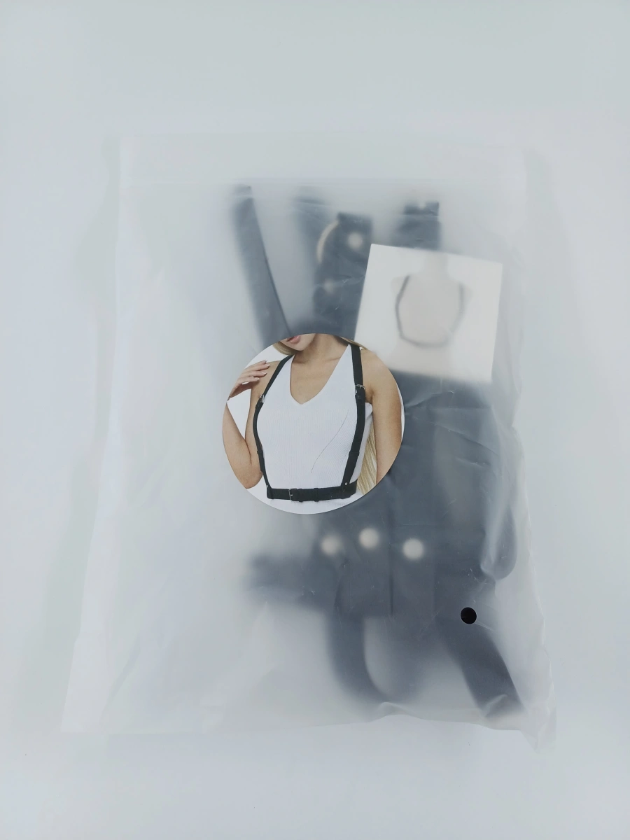 Sistem Harness Grunge Piele Ecologica OS, #3, Erotic24.ro