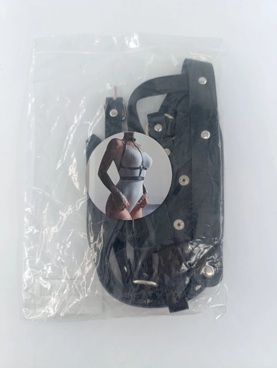 Sistem Harness Diva Piele Ecologica OS, #4, Erotic24.ro