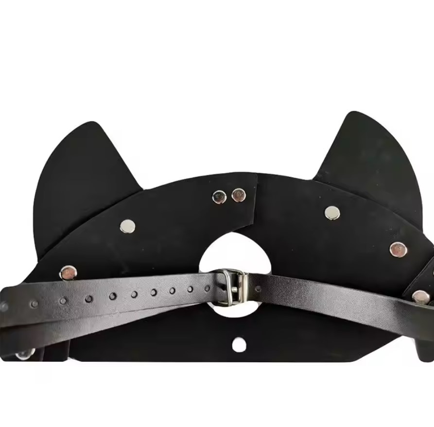 Masca Sexy Bunny Piele Ecologica, #3, Erotic24.ro