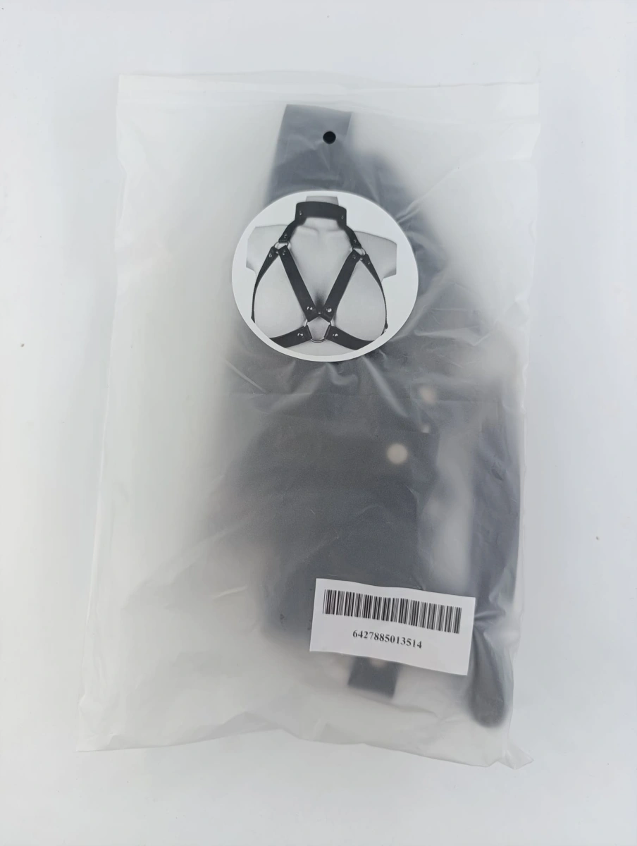 Sistem Harness Wide Belts Piele Ecologica OS, Nr. 2, Erotic24.ro