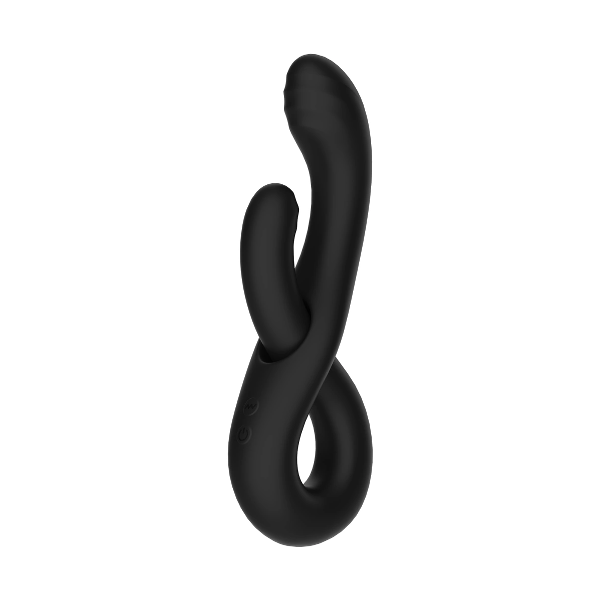 Vibrator Rue Multi-Shape, 10 Moduri Vibratii, Silicon, USB, Negru, 22.2 cm, Mokko Toys, Velvet Obsession