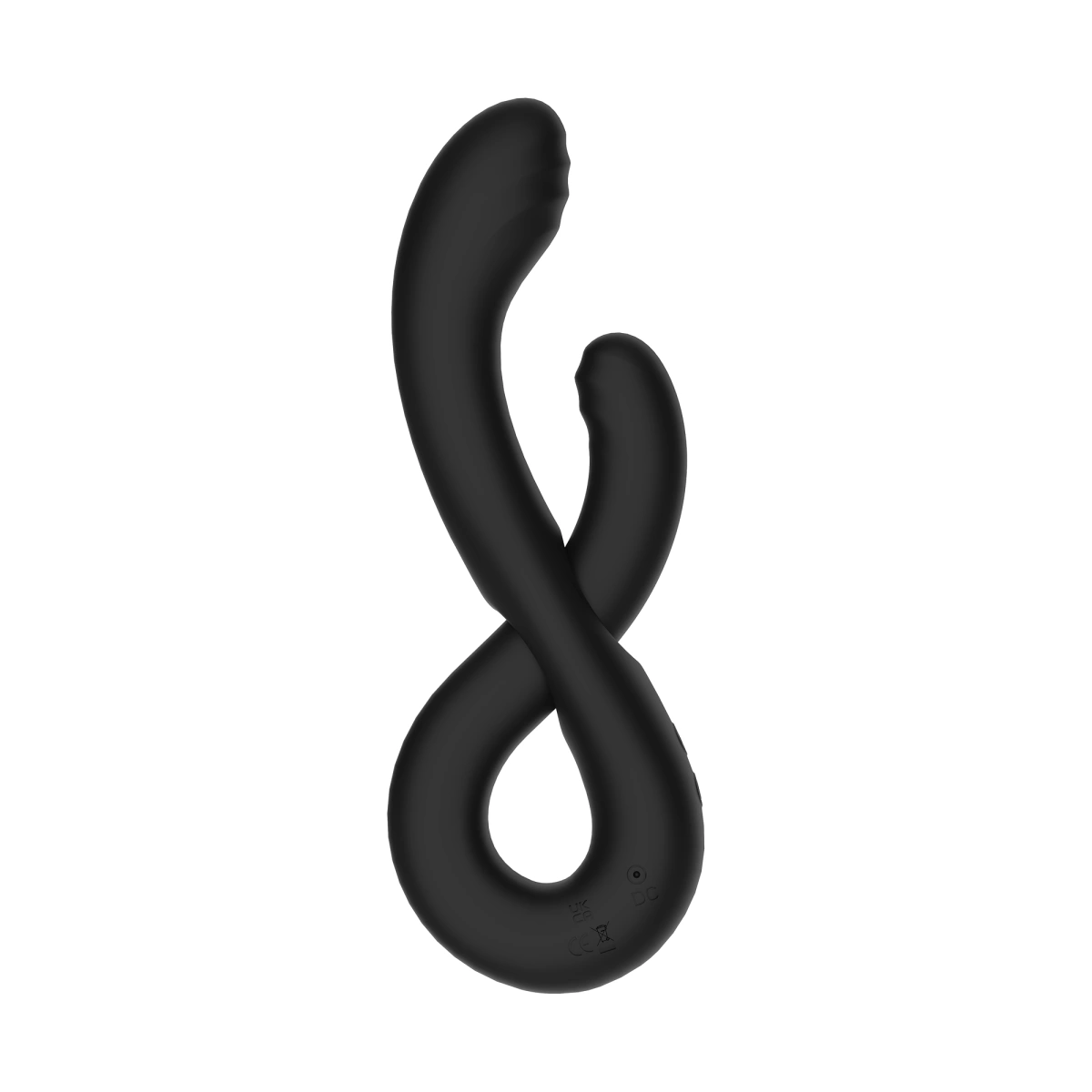 Vibrator Rue Multi-Shape, 10 Moduri Vibratii, Silicon, USB, Negru, 22.2 cm, Mokko Toys, Velvet Obsession, #2, Erotic24.ro