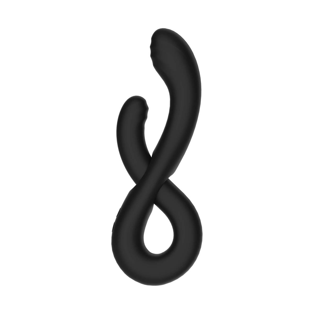 Vibrator Rue Multi-Shape, 10 Moduri Vibratii, Silicon, USB, Negru, 22.2 cm, Mokko Toys, Velvet Obsession, #9, Erotic24.ro