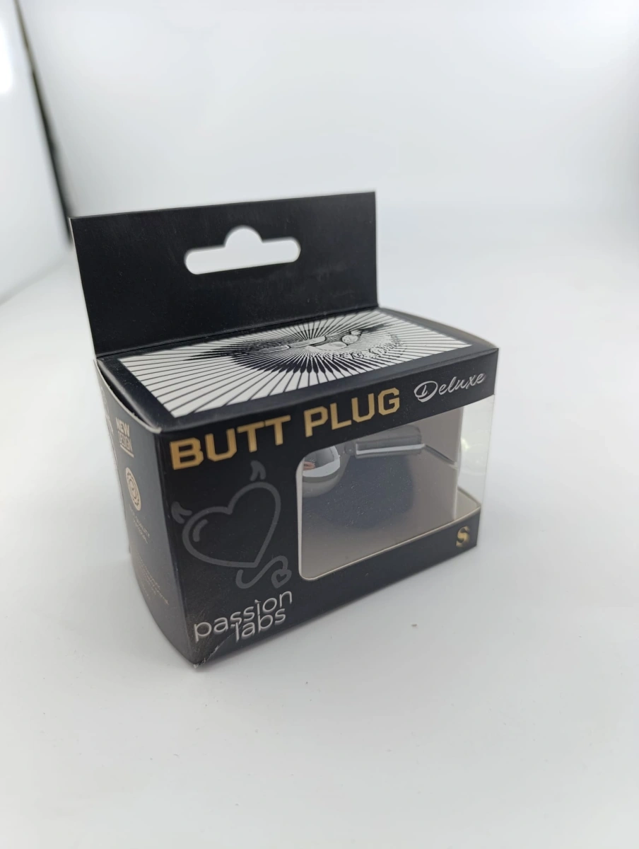 Dop Anal Metallic Buttplug Small Argintiu/Verde Inchis Passion Labs, #3, Erotic24.ro