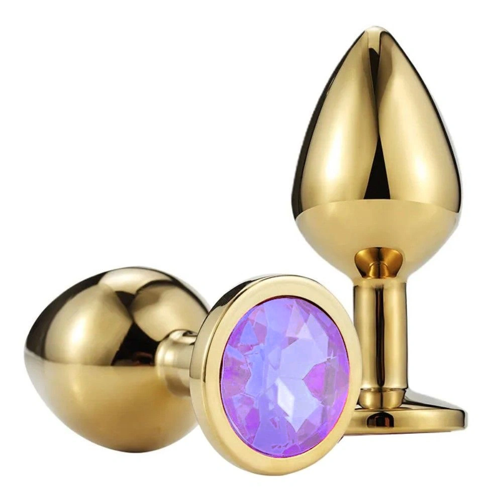 Dop Anal Metallic Buttplug, Large, Auriu in SexShop KUR Romania