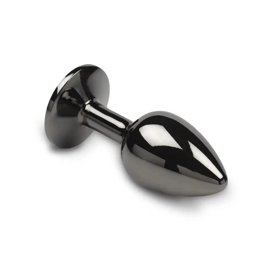 Dop Anal Dark Anal Plug Small, Metal, Transparent, Guilty Toys, #2, Erotic24.ro