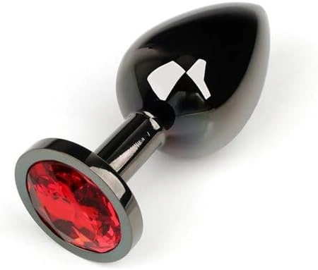 Dop Anal Dark Anal Plug Large, Metal, Red, Guilty Toys