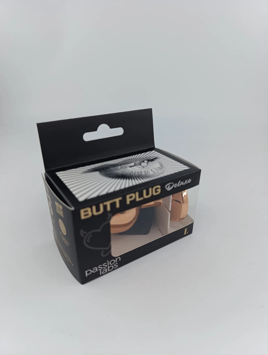 Dop Anal Charm Anal Plug Large, Rose Gold, Piatra Portocalie, Passion Labs, #2, Erotic24.ro