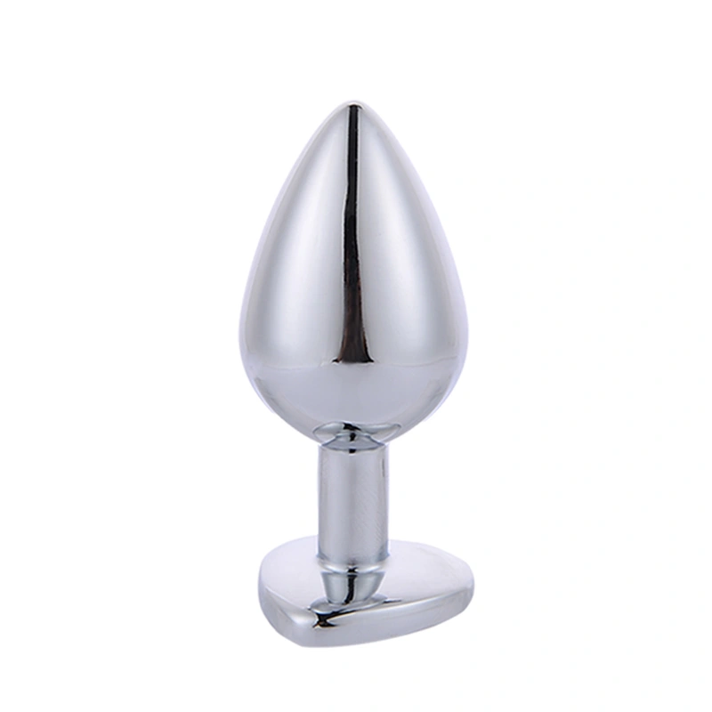Dop Anal Hearty Buttplug Small Argintiu/Verde Inchis Passion Labs, #2, Erotic24.ro
