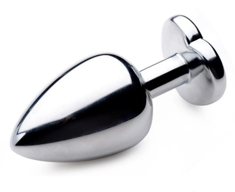 Dop Anal Hearty Buttplug, Large, Argintiu/Mov Deschis, Passion Labs, #2, Erotic24.ro