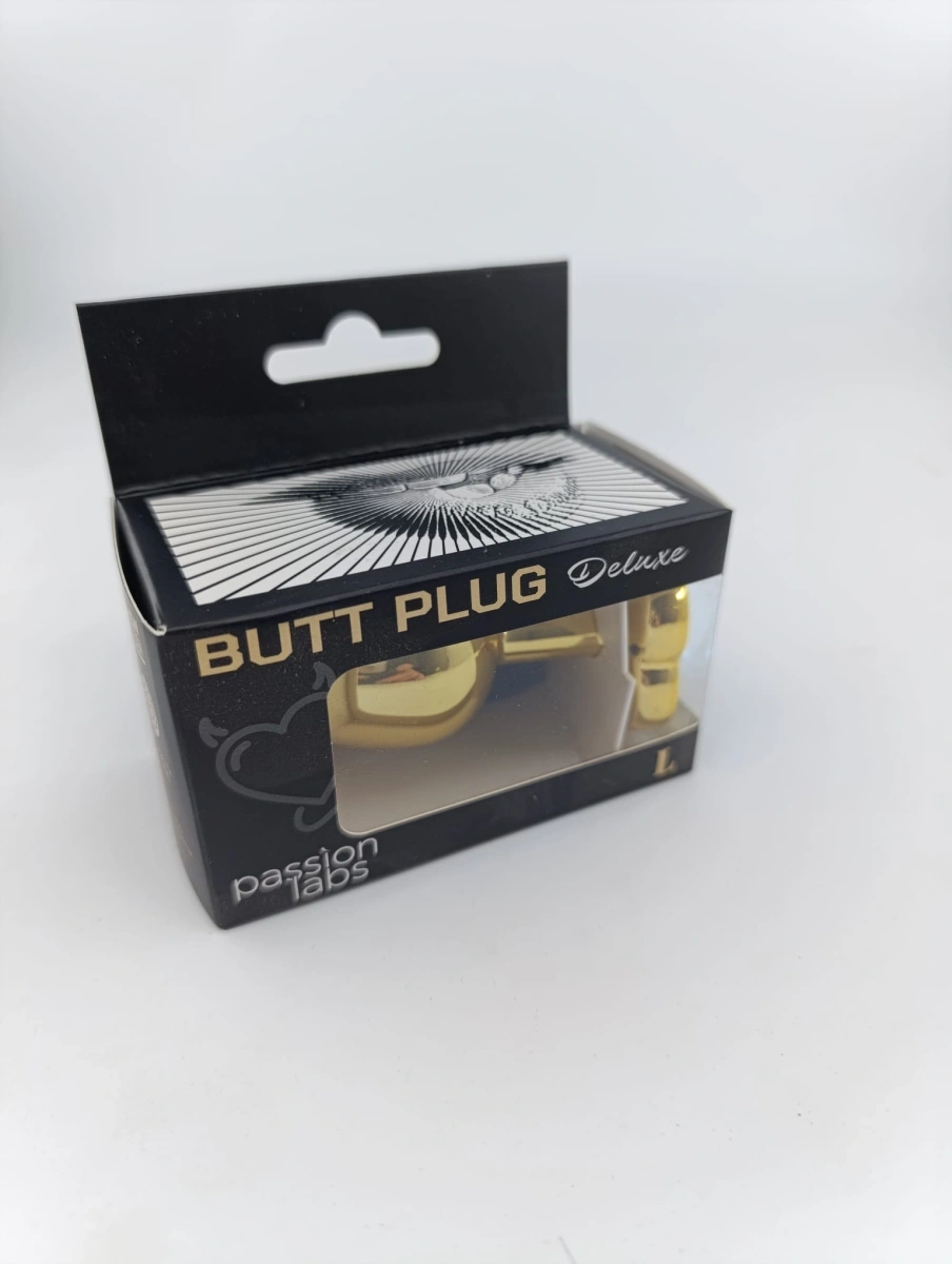 Dop Anal Hearty Buttplug Large Auriu/Clear Passion Labs, Nr. 2, Erotic24.ro