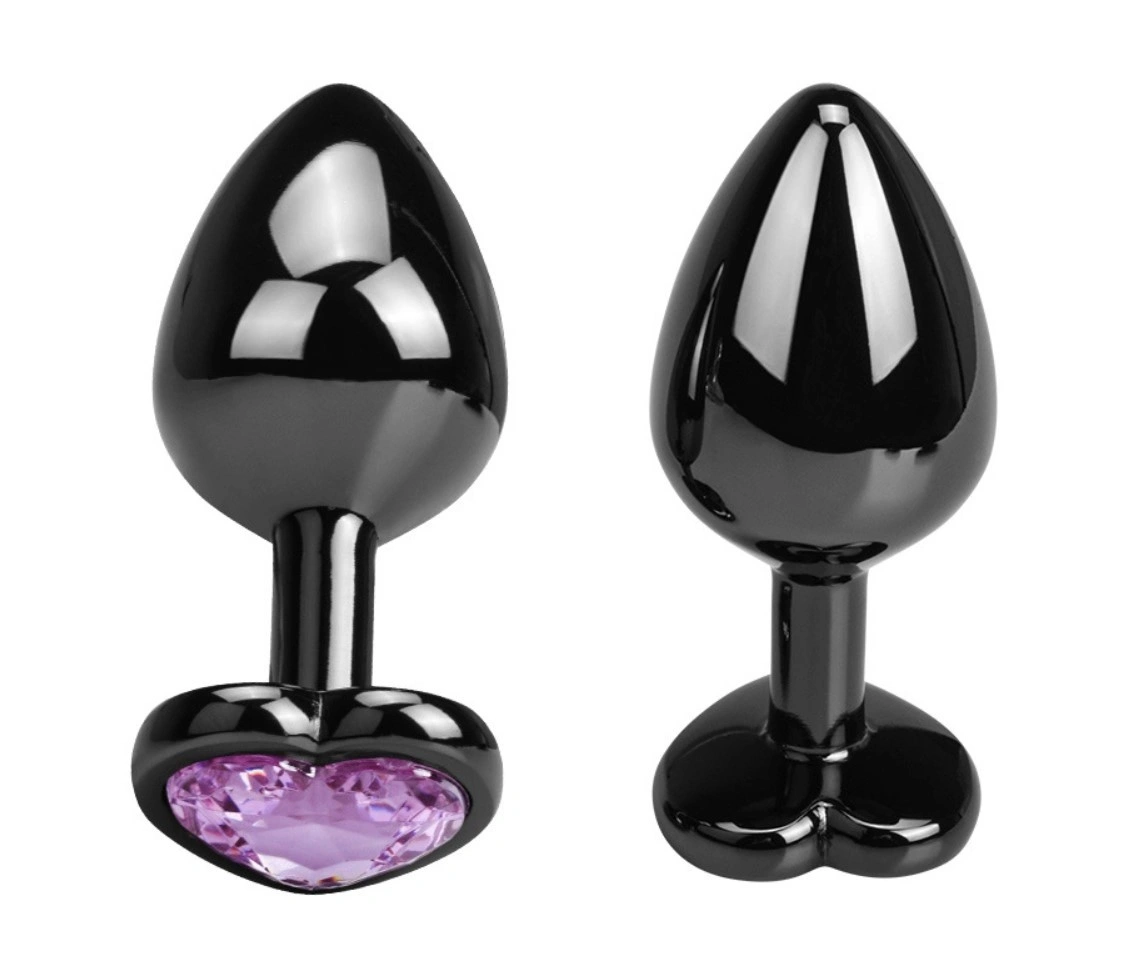 Dop Anal Dark Anal Plug Small, Heart Shape, Roz Deschis, Guilty Toys, #2, Erotic24.ro