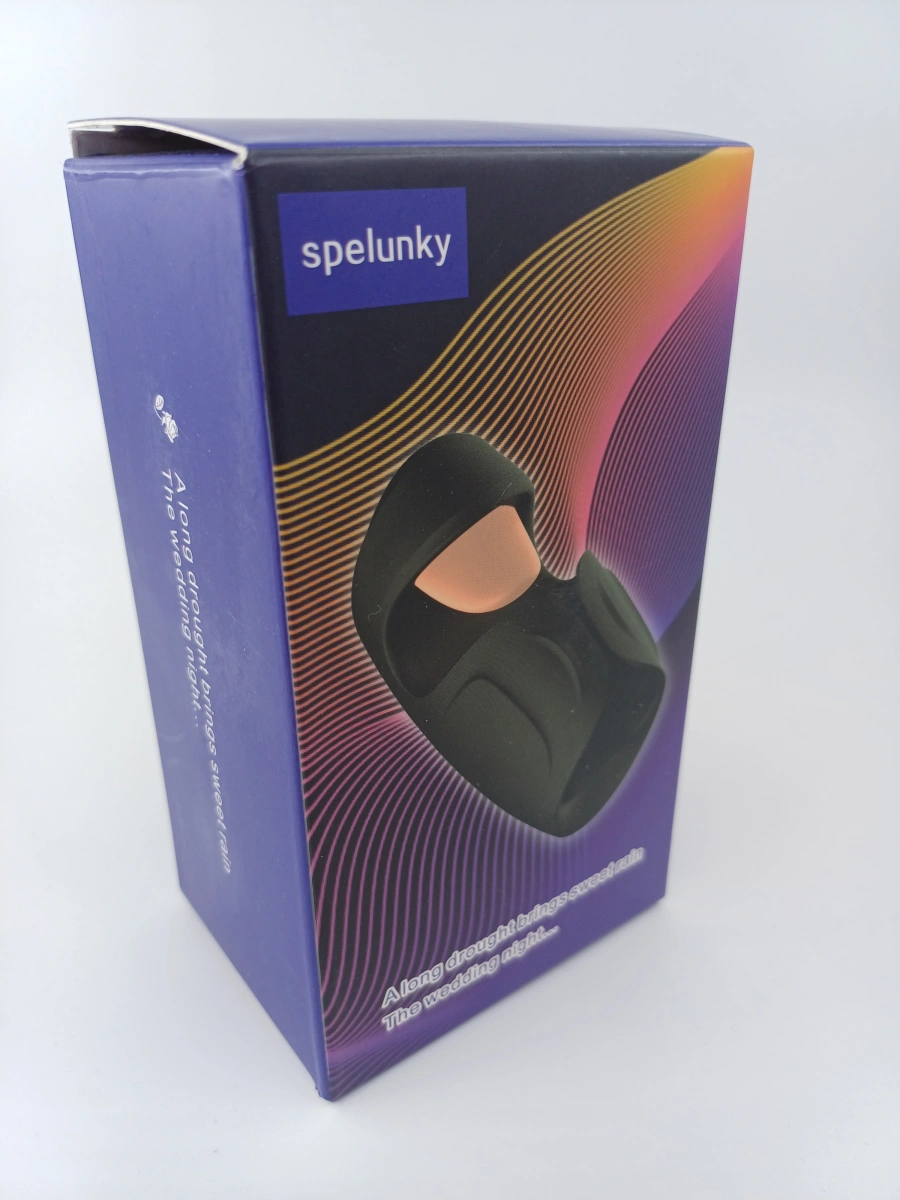 Stimulator Penis Blowjob, Vibrating&Tappping&Licking, Silicon, Negru, USB Magnetic, 14.5 cm, #9, Erotic24.ro