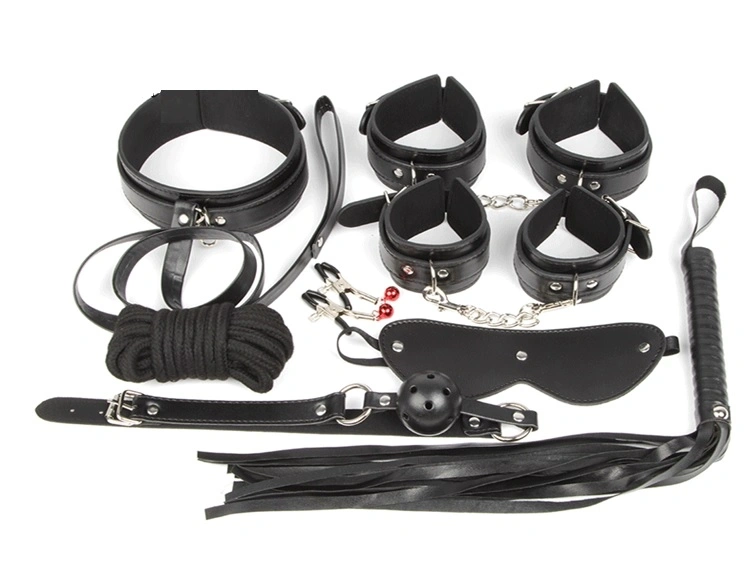 Set BDSM 8 Piese Terrorize Me!, Negru, Guilty Toys