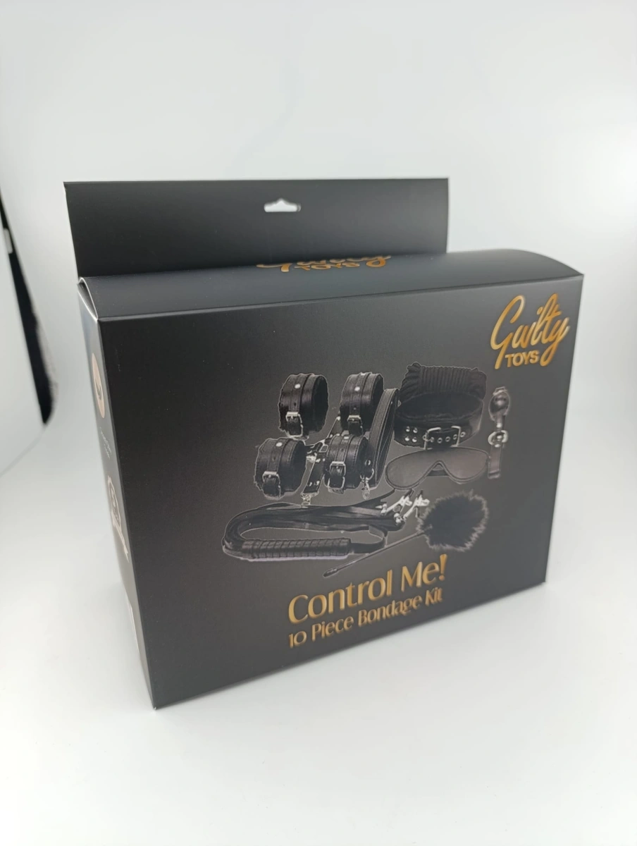 Set BDSM 10 Piese Control Me Negru Guilty Toys, #2, Erotic24.ro
