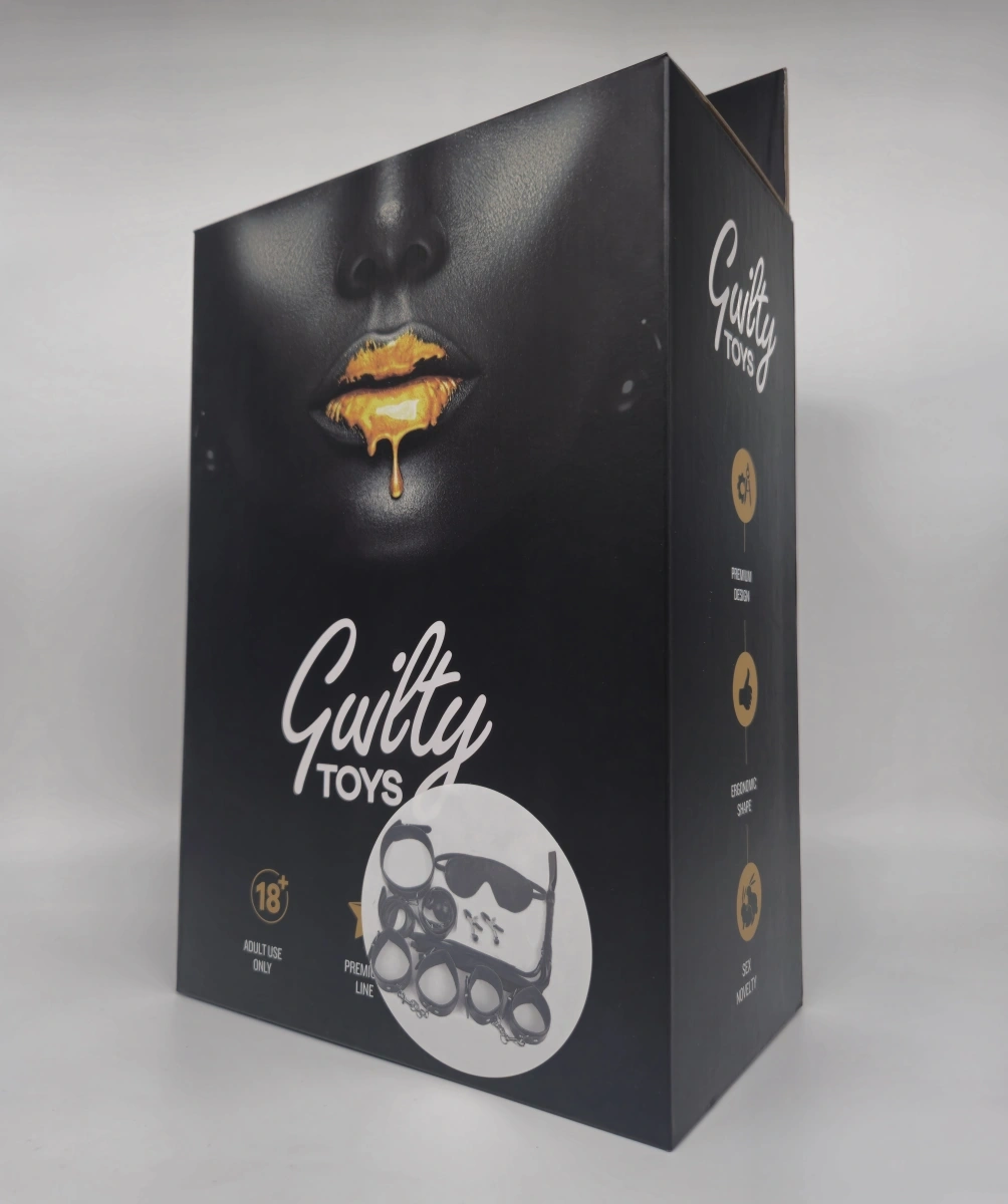 Set BDSM Love Player 7 Piese, Negru, Guilty Toys, #2, Erotic24.ro