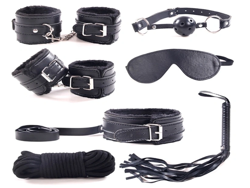 Set BDSM 7 Piese Love Me!, Negru, Guilty Toys