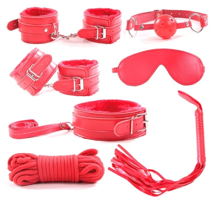 Set BDSM 7 Piese Love Me!, Rosu, Guilty Toys