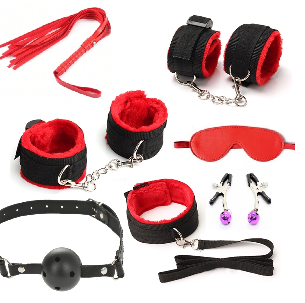 Set BDSM 7 Piese Mystic Pleasure, Rosu, Guilty Toys