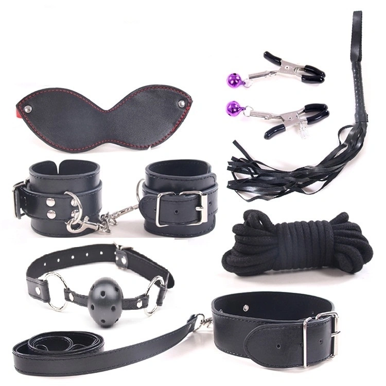 Set BDSM 8 Piese Teach Me!, Negru, Guilty Toys