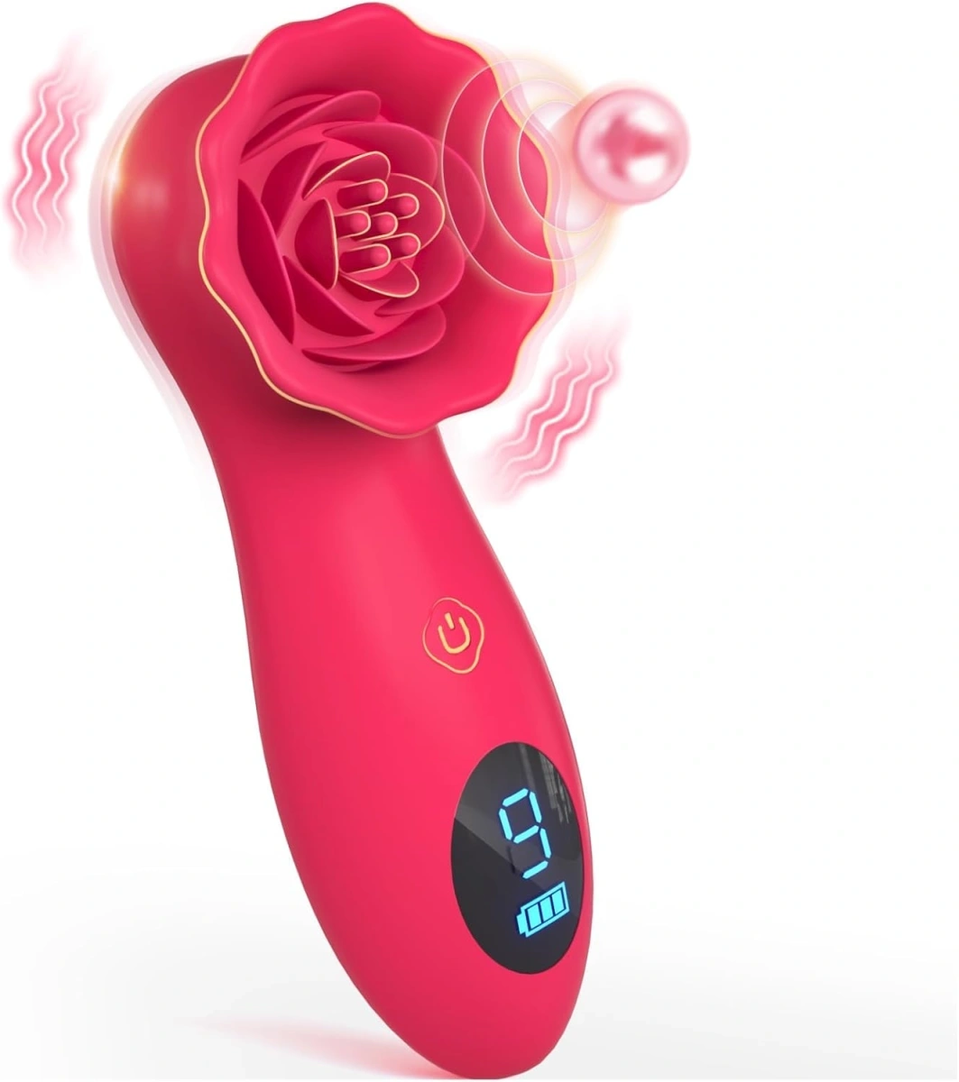 Stimulator Rosa Clit Stim, 9 Moduri Vibr in SexShop KUR Romania