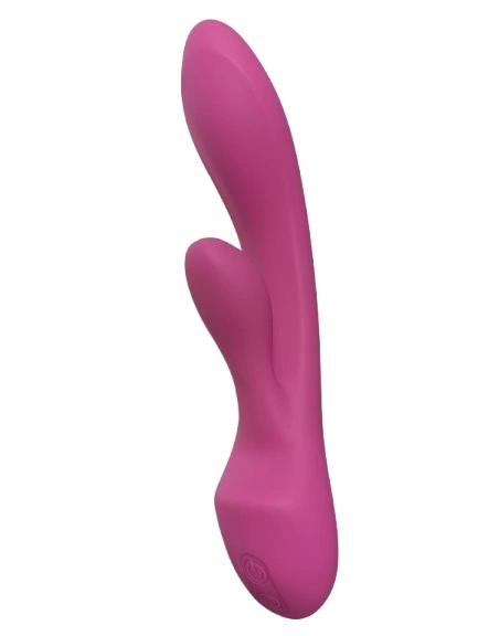 Vibrator Raya, 12 Moduri Vibratii, Silicon Lichid, USB Magnetic, Roz, 19.5 cm, Mokko Toys, Nr. 2, Erotic24.ro