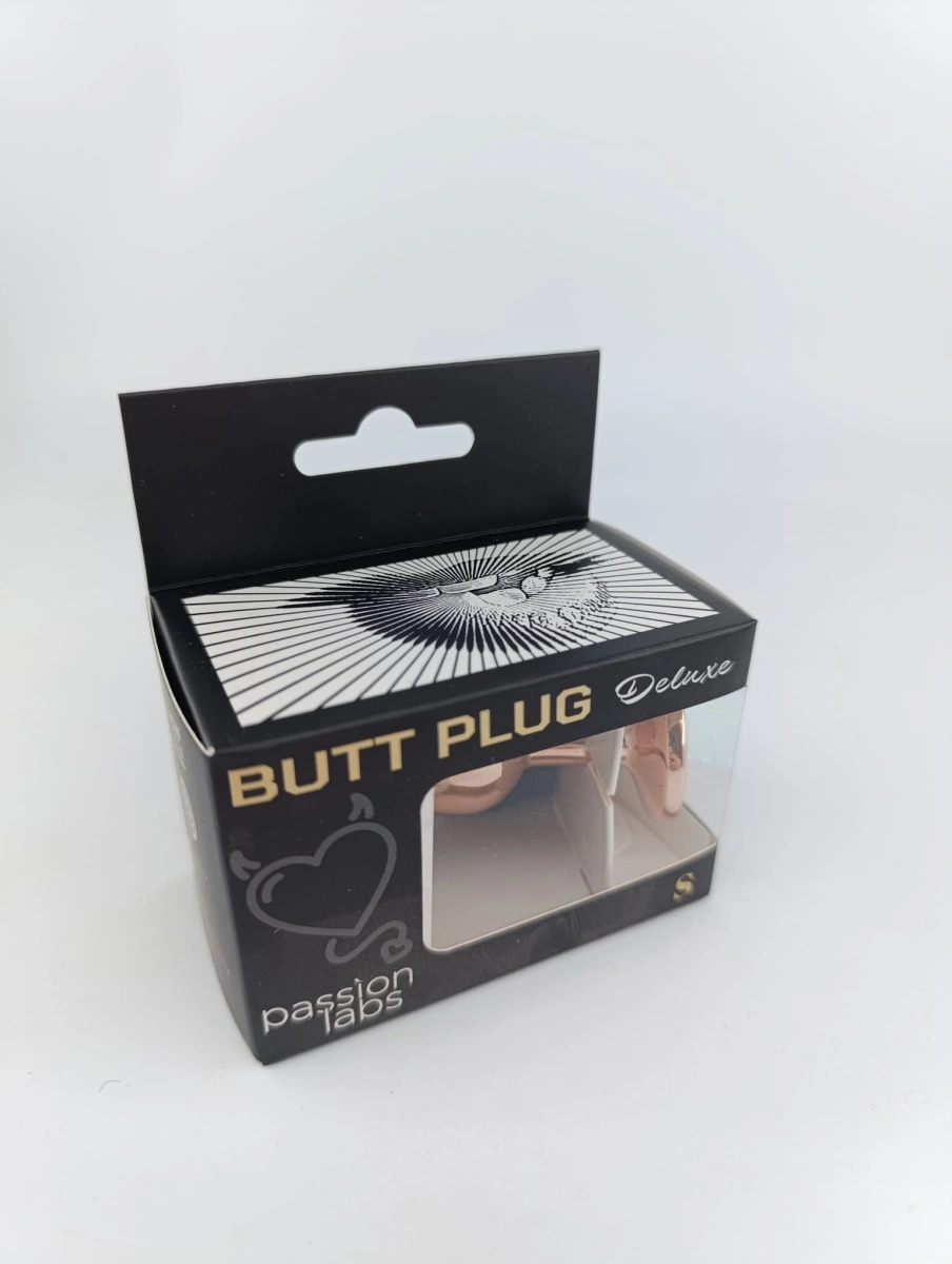 Dop Anal Charm Anal Plug Small, Rose Gold, Piatra Neagra, Passion Labs, Nr. 2, Erotic24.ro