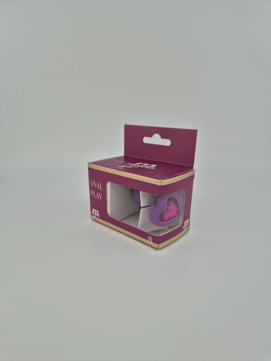 Dop Anal Brighty, Small, Silicon, Mov/Roz, Mokko Toys, Nr. 3, Erotic24.ro
